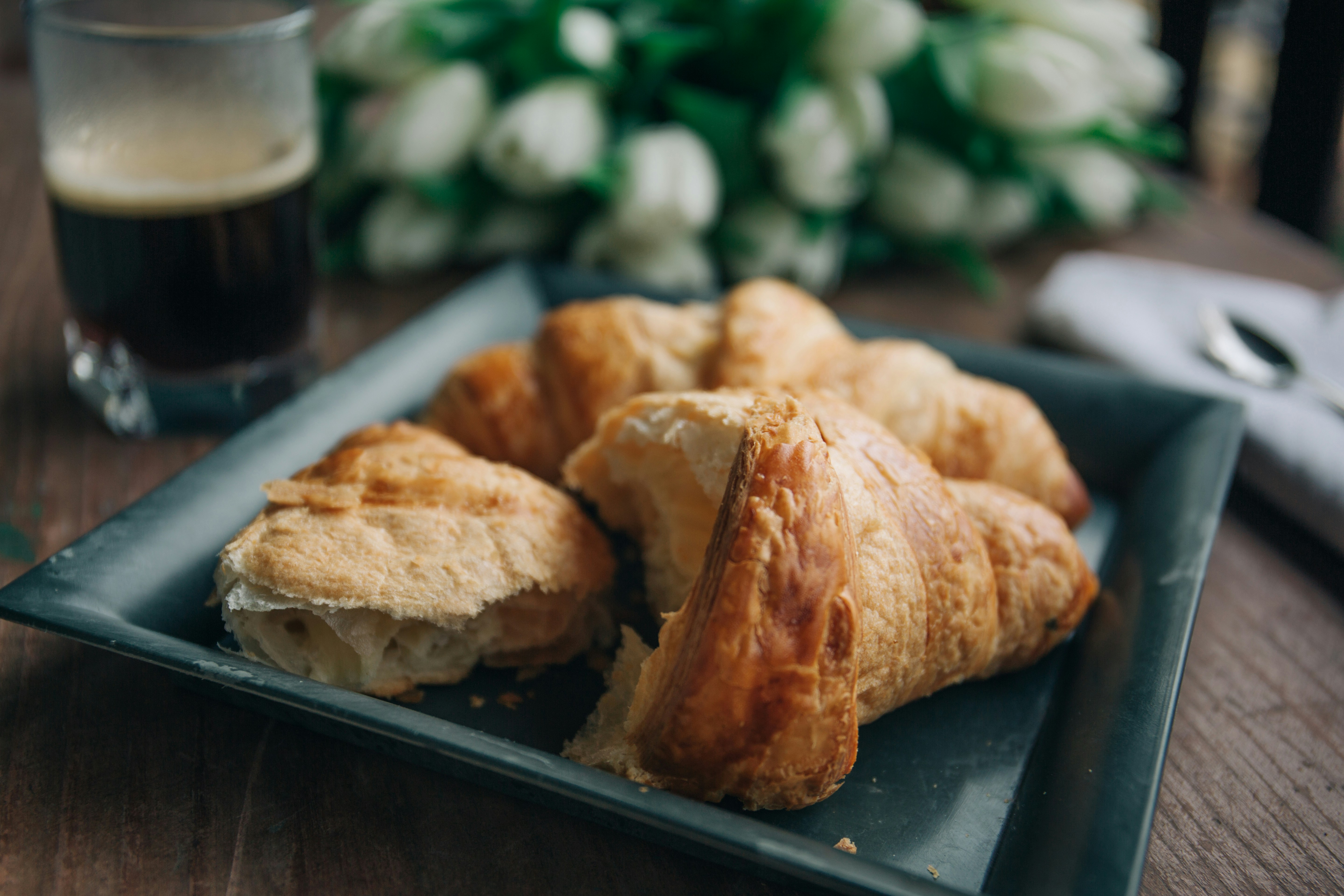 Croissants on the table